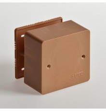 Коробка универсальная для кабель-каналов, 85х85х42мм(коричневая)  65015К  Рувинил
