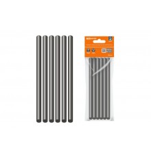 Клеевые стержни универсальные черные, 7 мм x 100 мм, 6 шт, "Алмаз"   SQ1024-0502  TDM