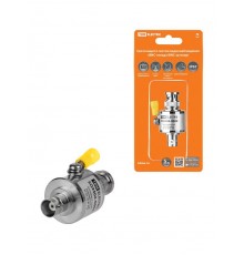 Грозозащита систем видеонаблюдения, BNC-гнездо/BNC-штекер для ВЧ кабеля 75 Ом, с заз, газ, МГц,  SQ2404-0004  TDM