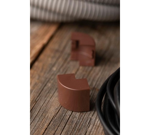 Угол внешний (25х16) (4 шт) Plast PROxima под темное дерево  obd-25-16x4  EKF