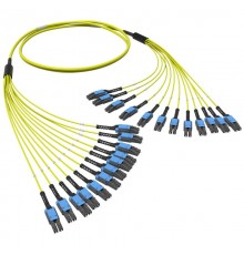 Оптическая разветвительная сборка 24ОВ 9/125 OS2, 12хLC-UPC Duplex Uniboot/12хLC-UPC Duplex Uniboot, 10м  RNFLL24S10  DKC