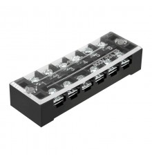 Блок зажимов клеммный БЗН ТВ-2506 2,5мм2 25A 6 пар  11-2154  REXANT