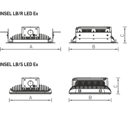 Светильник светодиодный INSEL LB/S LED 100 D120 Ex 5000K  1334000520  Световые Технологии