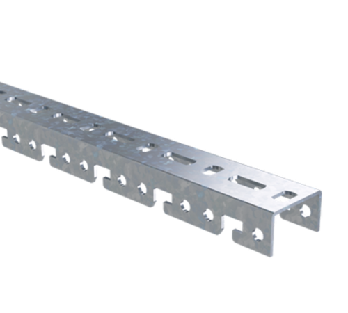 Профиль BPF, для консолей быстрой фиксации BBF, L2000, толщ.2,5 мм, цинк-ламельный  BPF2920ZL  DKC