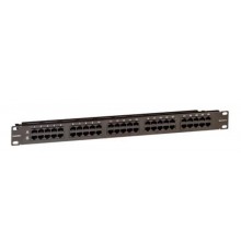 Патч-панель телефонная 19",1U,CAT3, 50 портов RJ45  RN3PP501BK  DKC