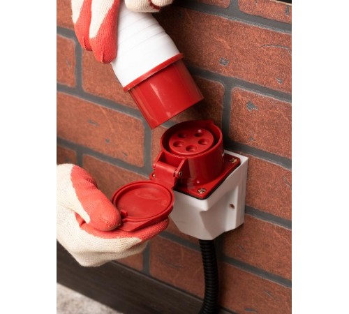 Вилка переносная 015 3Р+РЕ+N 16А 380В IP44 EKF PROxima  ps-015-16-380  EKF