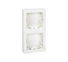 Simon 73 Рамка вертикальная, 2 поста, 75*146мм, S73 Loft, белый  73621-60  Simon