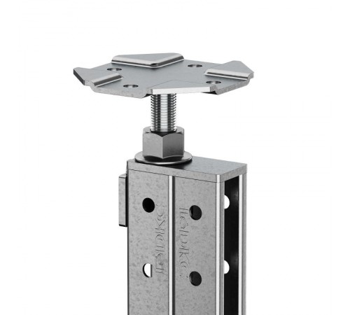 Стойка фальшпола двойная, длина 1425 мм, регулировка 1395-1455 мм  STD1425  DKC