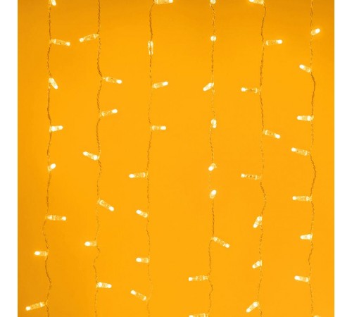Светодиодная гирлянда ARD-CURTAIN-CLASSIC-2000x1500-CLEAR-360LED Yellow (230V, 60W)  024850  Arlight