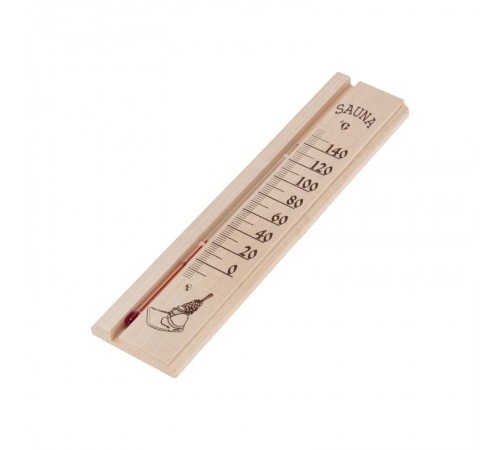 Термометр для сауны, основание - дерево 60х300 мм  70-0506  REXANT