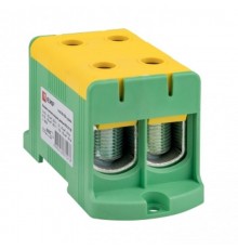 Клемма силовая вводная двойная КСВ 35-150 желто-зеленая EKF PROxima  kvs2-35-150-y-green  EKF