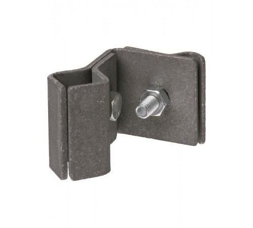 Держатель фальцевый стальной зажим 45х60 мм для прута 6-10 мм, гор.цинк   SQ2402-3279  TDM