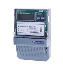 Счетчик Меркурий 230 ART-03 CLN 5-7.5А/400В (мнтар.) ЖКИ (монт. пл.)