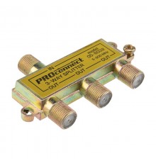 ДЕЛИТЕЛЬ  ТВ  х 3 под F разъём  5-900 МГц  05-6032  PROconnect