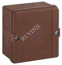 Коробка распределительная Тусо для о/п, 98х98х60мм не распростр.горение HF  67048НГ  Рувинил