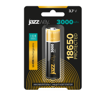 Элемент питания аккумуляторный Li-Ion ICR18650 3000 мАч 3,7V с защитой BL-1  .5012073  JAZZway