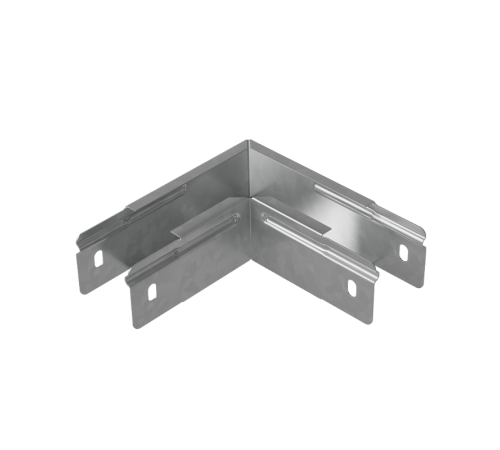 Угол горизонтальный 90 гр. прямой 50х50 мм "ПЛЮС" HD  PGLplus90-50-50 HD  КМ - профиль