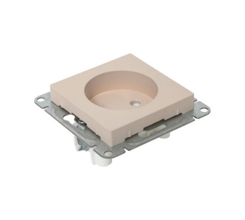 Механизм розетки, 16А, без заземления, со шторками, кремовый Эпика  UP1-SOI-101 EKF