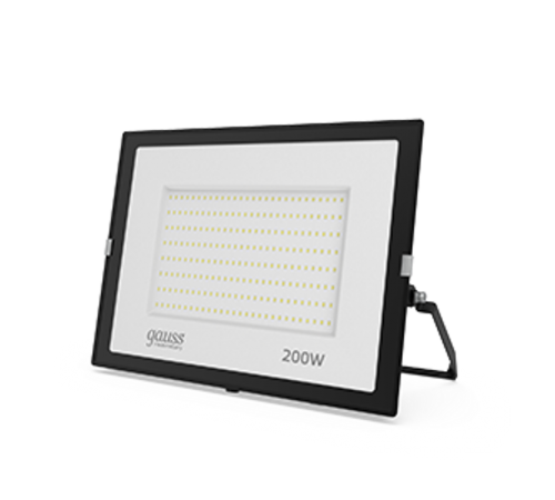 Прожектор светодиодный  Elementary 200W 17000lm IP65 6500К ПРОМО G2 черный 1/6  613100200P  Gauss