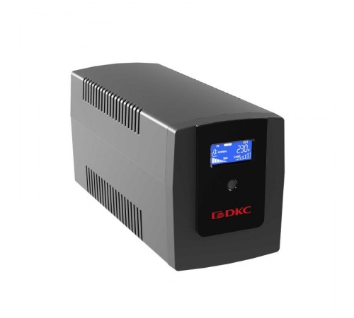 ИБП Info LCD, 1200 ВА, IEC C13 (4), USB + RJ45  INFOLCD1200I  DKC
