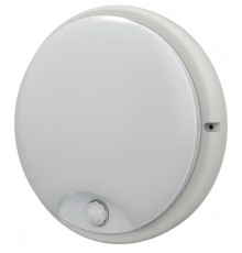 Светильник светодиодный пылевлагозащищенный для ЖКХ ДПО 4100Д 12Вт IP54 4000K круг бел. ИК ДД  LDPO0-4100D-12-4000-K01  IEK