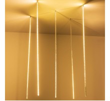 Светодиодная гирлянда ARD-ICEFALL-CLASSIC-D12-1000-5PCS-CLEAR-120LED-LIVE WARM (230V, 11W)  026055  Arlight