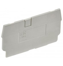 Заглушка для CP 4мм2 серая  YCT20-00-K03-004-ZGL  IEK