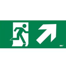 Этикетка самокл. 330х140мм "Фигура/стр. вверх вправо"  LPC10-1-33-14-FVVNAPR  IEK