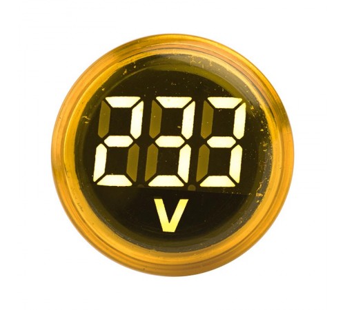 Индикатор значения напряжения желтый ED16-22VD  EKF PROxima  ed16-22vd-y  EKF