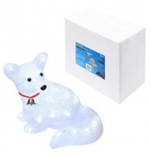 Фигура светодиодная  "Лисенок"  ULD-M3225-032/STA WHITE IP20 FOX    32 диода, 32,5*22*25 см, белый, IP20.  09559  Uniel