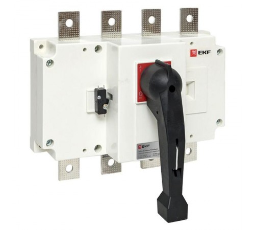 Рубильник-выключатель 400A 4P c рукояткой управления для прямой установки PowerSwitch  psds-400-4  EKF