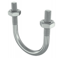 Скоба монтажная U-образная с резьбой М6 с гайками для труб d 1/2"  BHU11012  DKC