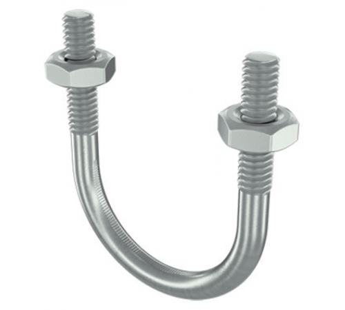 Скоба монтажная U-образная с резьбой М6 с гайками для труб d 1/2"  BHU11012  DKC