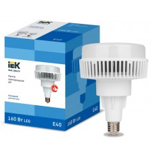 Лампа светодиодная  HP 160Вт 6500К E40 с патроном подвес. керам.   LLE-HP-160-65-E40-EPC30  IEK
