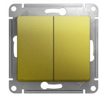 Glossa Фисташковый Выключатель 2-клавишный, сх.5, 10AX  GSL001051  SE