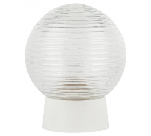 Светильник пылевлагозащищенный под лампу для ЖКХ НБП 01-60-004 с прямым основанием Гранат стекло IP20 E27 max 60Вт D150 шар  Б0052008  ЭРА