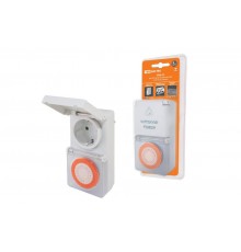 Таймер розеточный ТРМ-03-30мин/24ч-16А-IP44 (суточный, защита от влаги)  SQ1506-0004  TDM