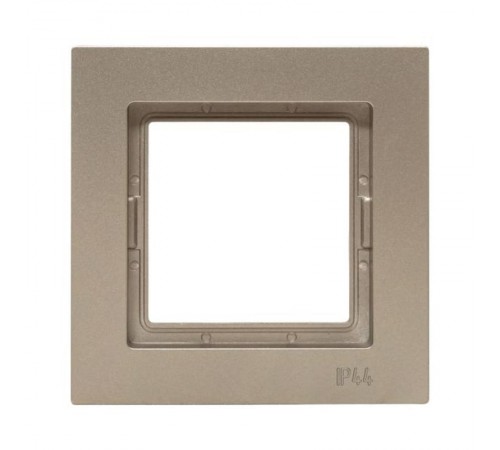 1 - местная рамка, IP44, шампань, пластик Эпика  UP1-FPC-01-44 EKF