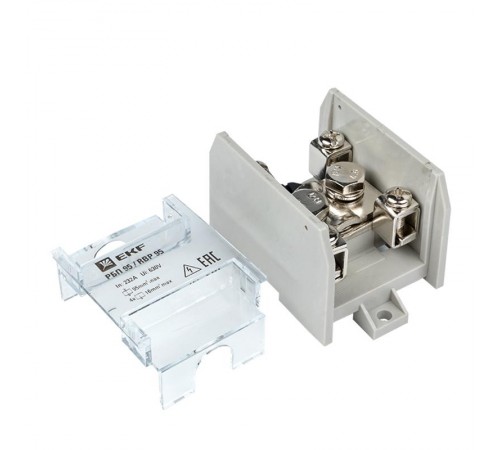 Блок распределительный проходной РБП 95 (1х95 - 4х16 мм2) 232/100 А EKF PROxima  RBP-95-100  EKF