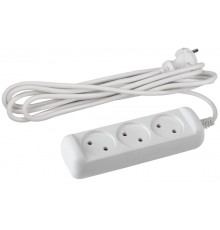 Удлинитель 3 гнезда 10м б/з 10А U-3-10m ПВС  Б0028358  ЭРА