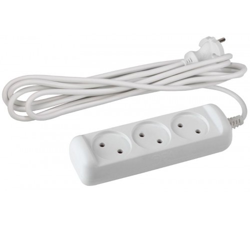 Удлинитель 3 гнезда 10м б/з 10А U-3-10m ПВС  Б0028358  ЭРА