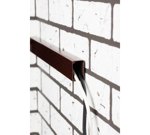 Заглушка (25х25) (4 шт) Plast EKF PROxima  под темное дерево    ecd-25-25x4   EKF 