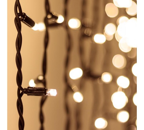 Светодиодная гирлянда ARD-CURTAIN-PRO-2000x3000-BLACK-760LED-FLASH WARM/WARM (230V, 70W)  026060  Arlight