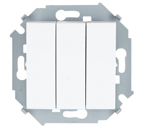 Simon 15 Белый Выключатель 3-кл, 10А 250В, винт. зажим  1591391-030  Simon