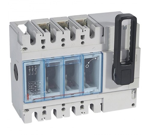 Выключатель-разъединитель DPX-IS 630 - без дистанционного отключения - 400 A - 3П - рукоятка спереди  026660  Legrand