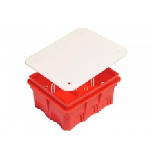 Коробка распределительная с/у 120х100Х60 (ниша)  д/сплош стен, внутр разм 112x92x58,5 мм с крышкой IP20  КР1102  HEGEL