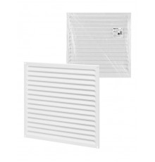 Решетка металл. усиленная 400х400, белая, с покрытием полимерной эмалью,  SQ1807-0736  TDM