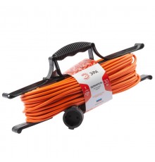 Удлинитель силовой UF-1-2x1.0-30m на рамке без заземления 1 розетка 30м ПВС 2х0,75мм2  Б0048661  ЭРА