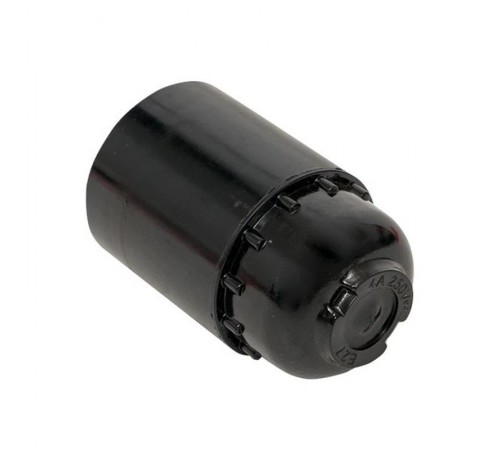 Патрон карболитовый подвесной Е27 черн. индив. пакет   LHC-E27-s-p  EKF