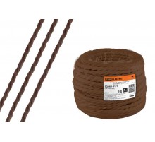 Ретро провод "Эко" 2х1,5 витой ГОСТ коричневый (50м)  SQ2801-0121  TDM